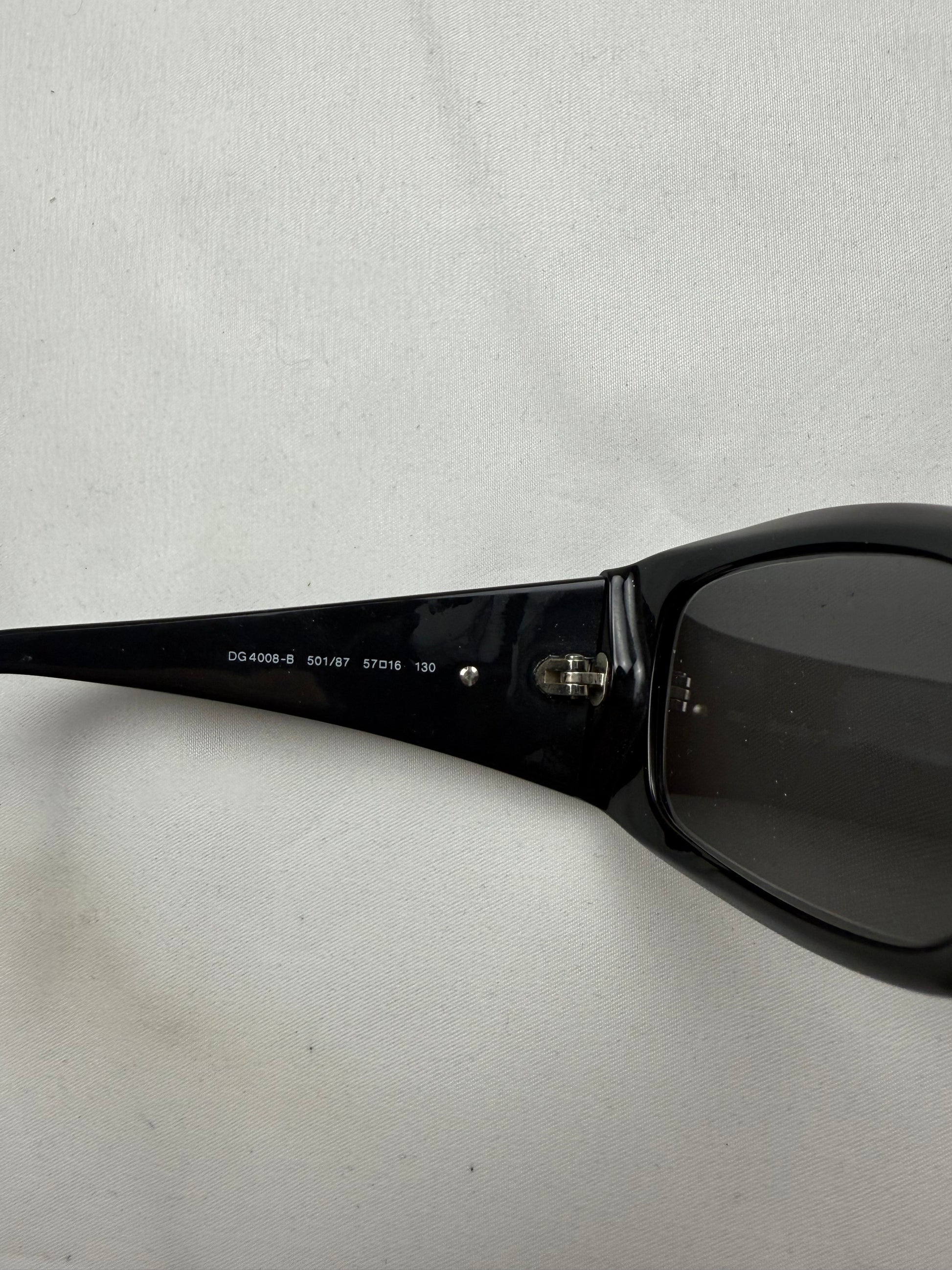Black rhinestones logo 2000s  sunglasses (with prescription)