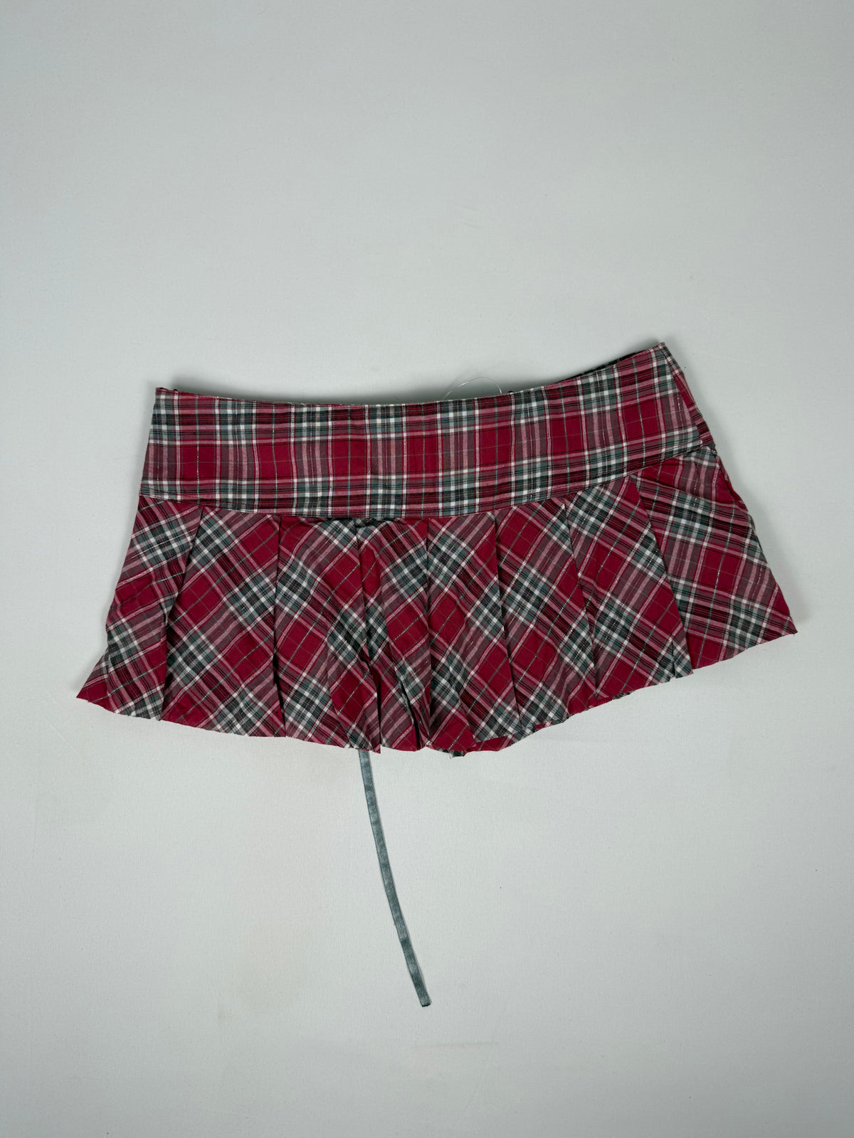 Jupe-short courte taille basse graphique orange (XS)