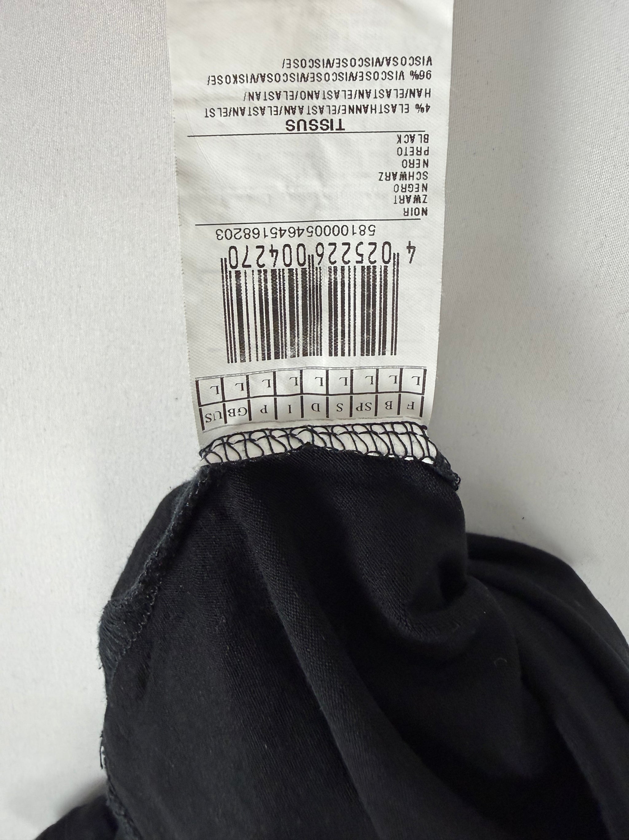 Black halter top (M)