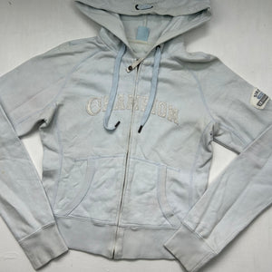 Baby blue logo hoodie (S)
