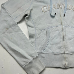 Baby blue logo hoodie (S)