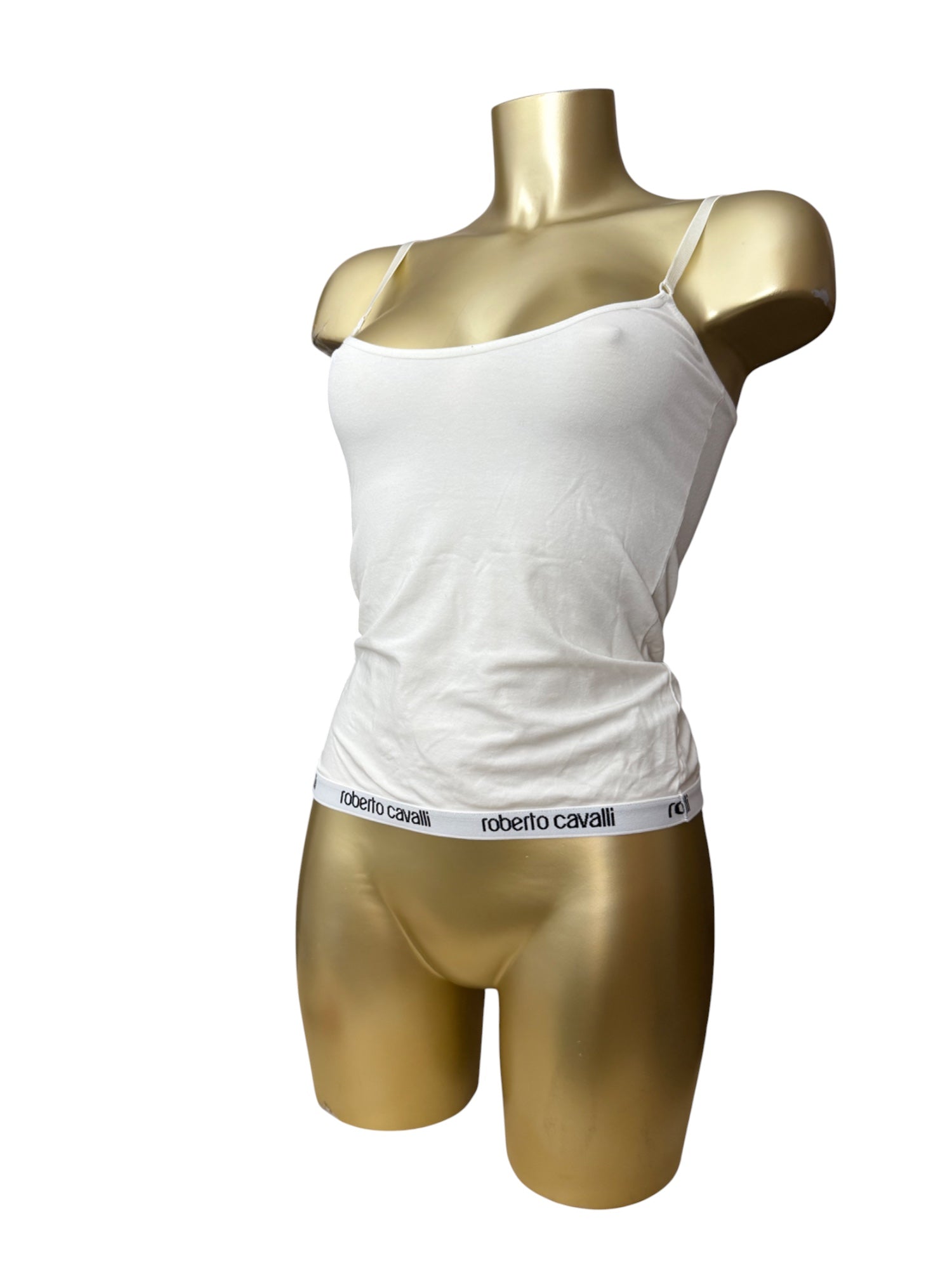 White logo cami top (S/M)