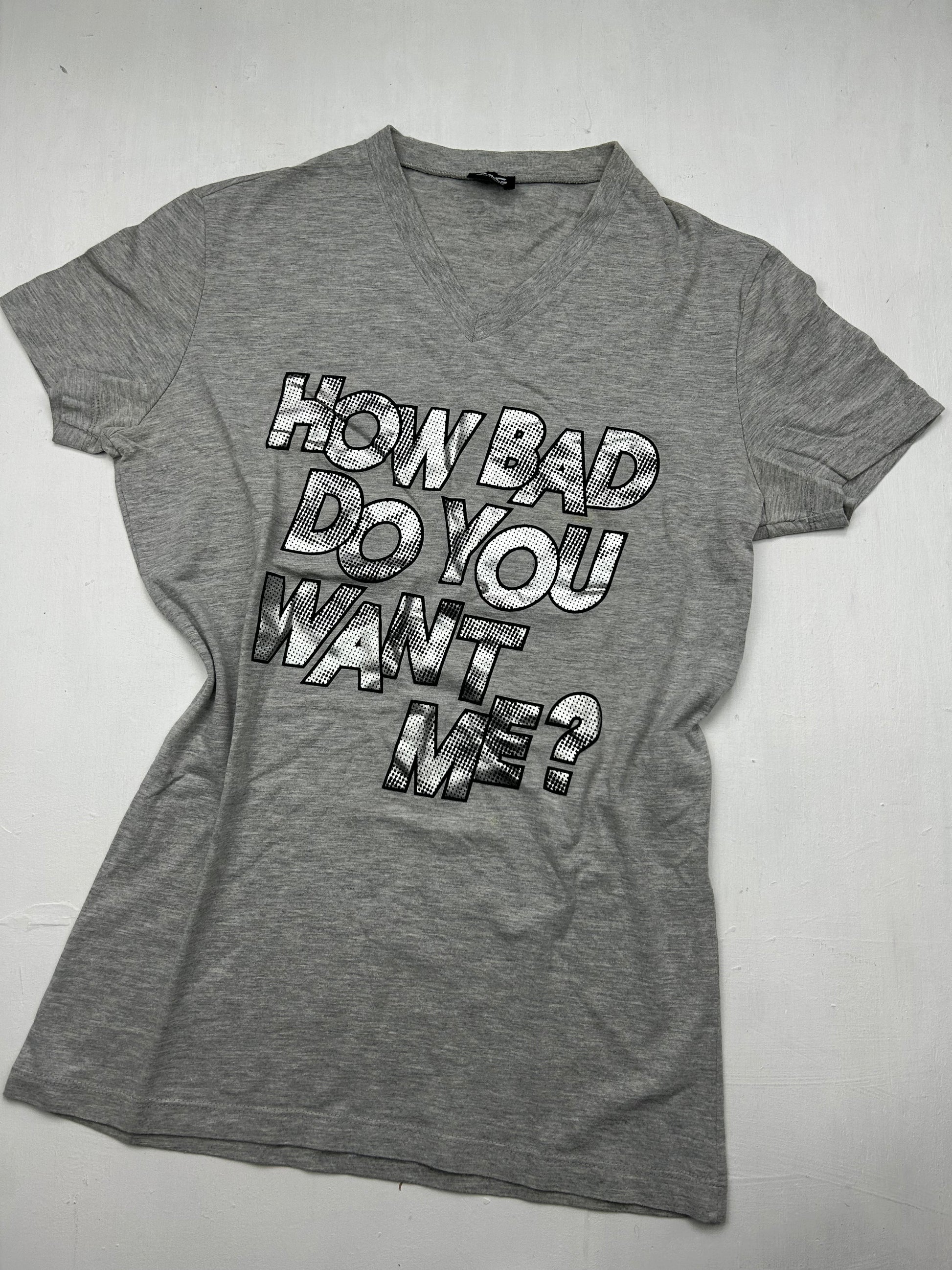 Grey graphic tee (M/L)