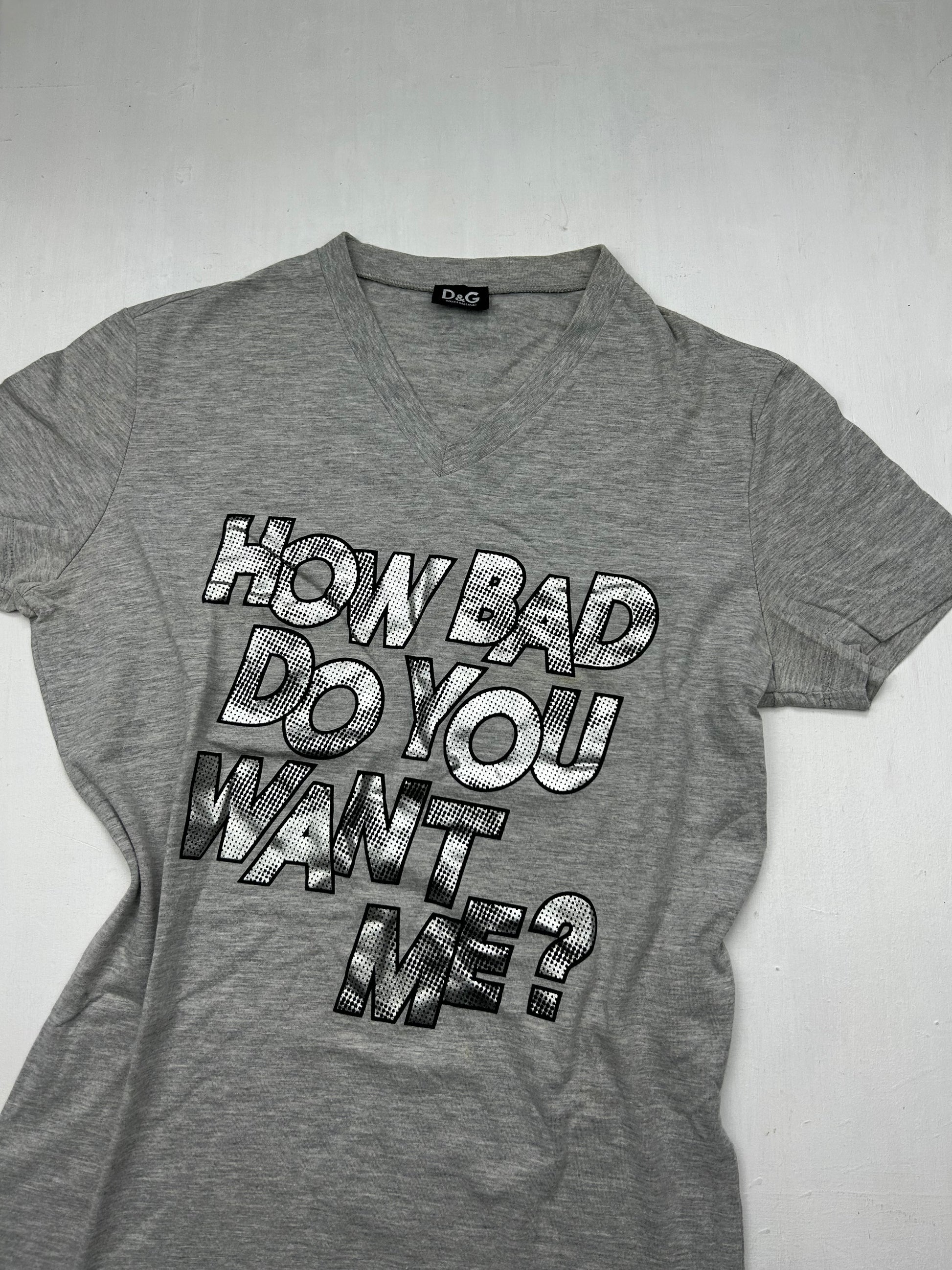 Grey graphic tee (M/L)