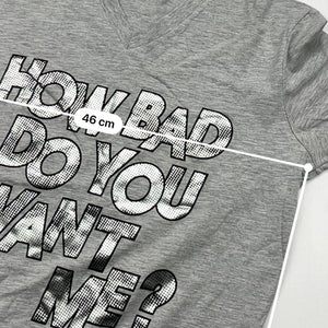 Grey graphic tee (M/L)