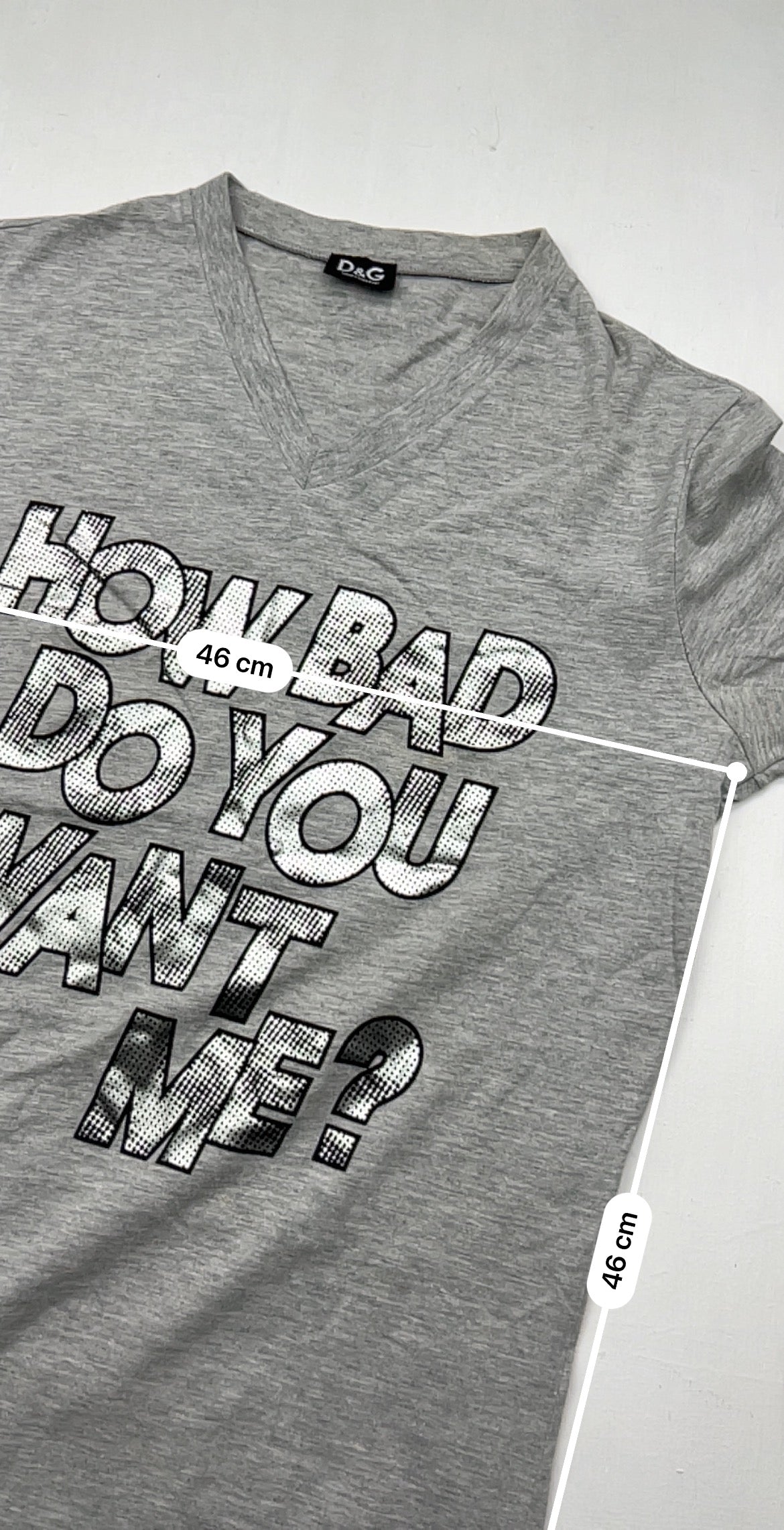 Grey graphic tee (M/L)