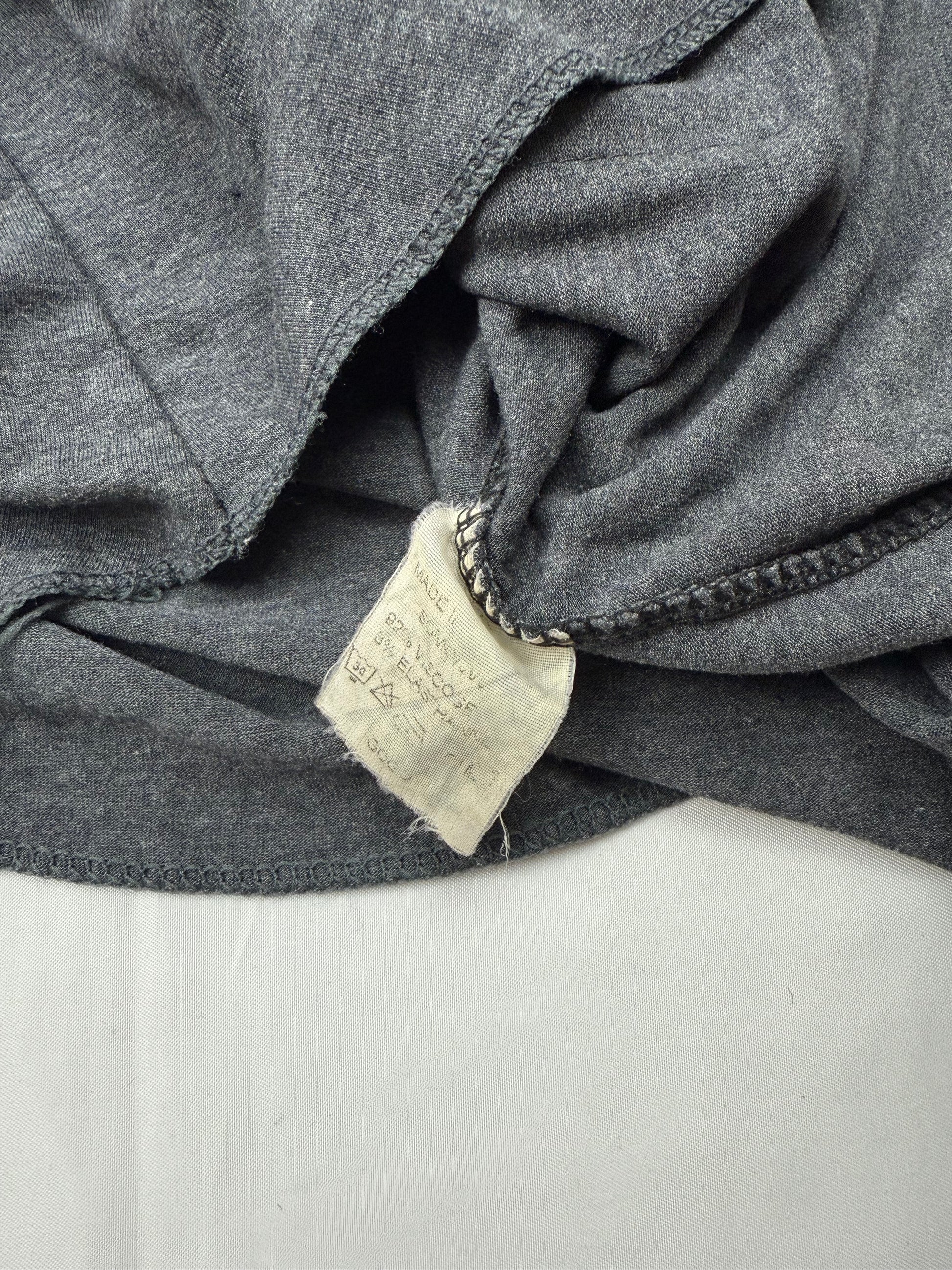 Grey pocket flared long sleeves top (S/M)