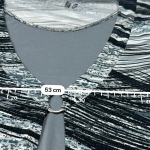 Grey graphic long sleeves top (2XL)