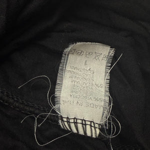 Black low rise pleated mini skirt (S/M)