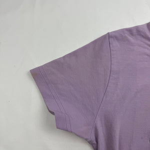 Lilac kitty logo cotton tight fit tee (XS)