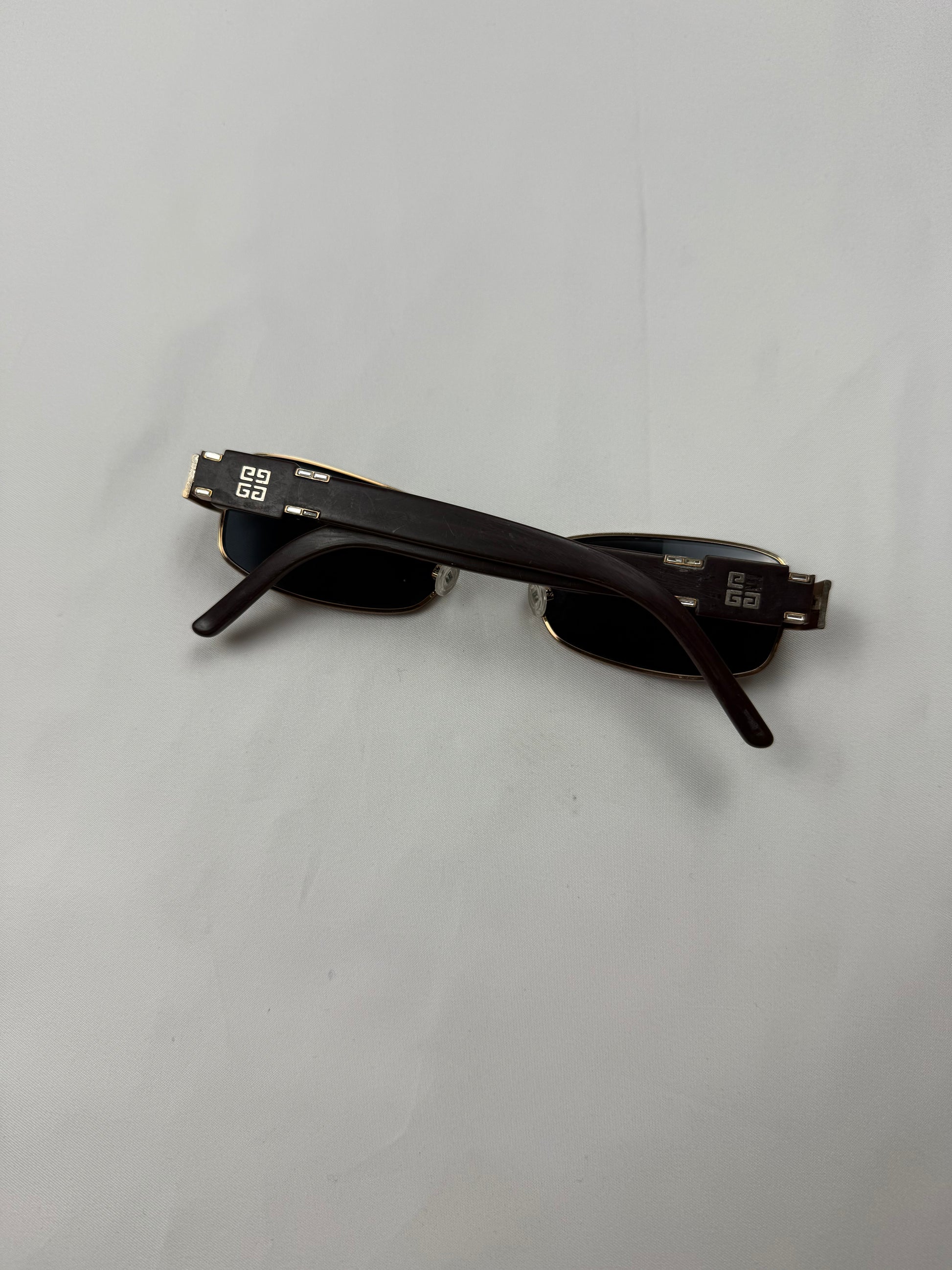 Brown logo 2000s sunglasses