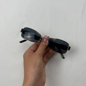 Brown logo 2000s sunglasses