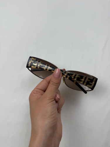 Brown logo 2000s sunglasses
