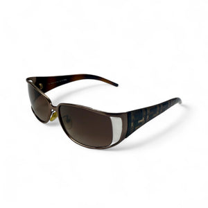 Brown logo 2000s sunglasses