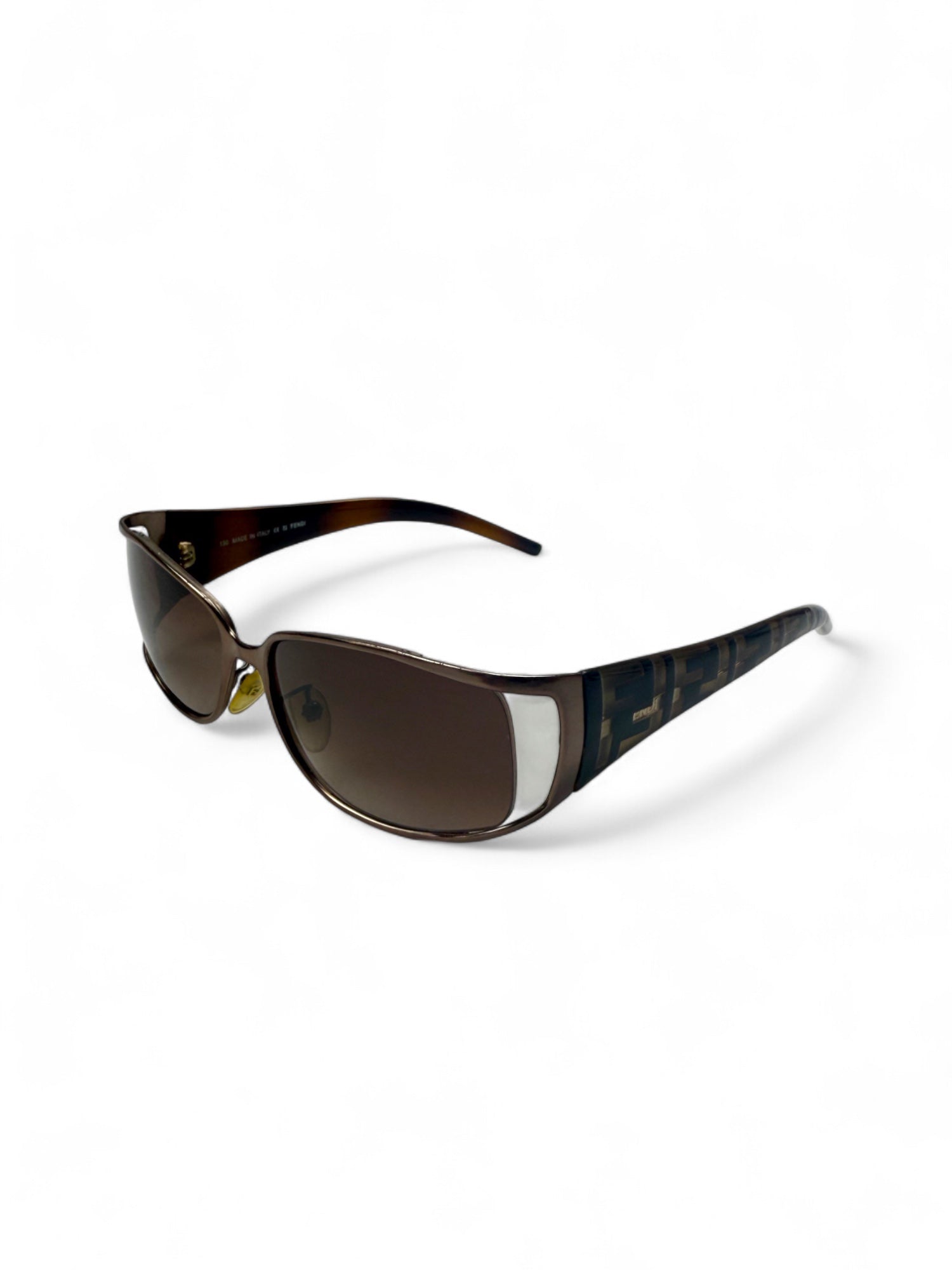 Brown logo 2000s sunglasses