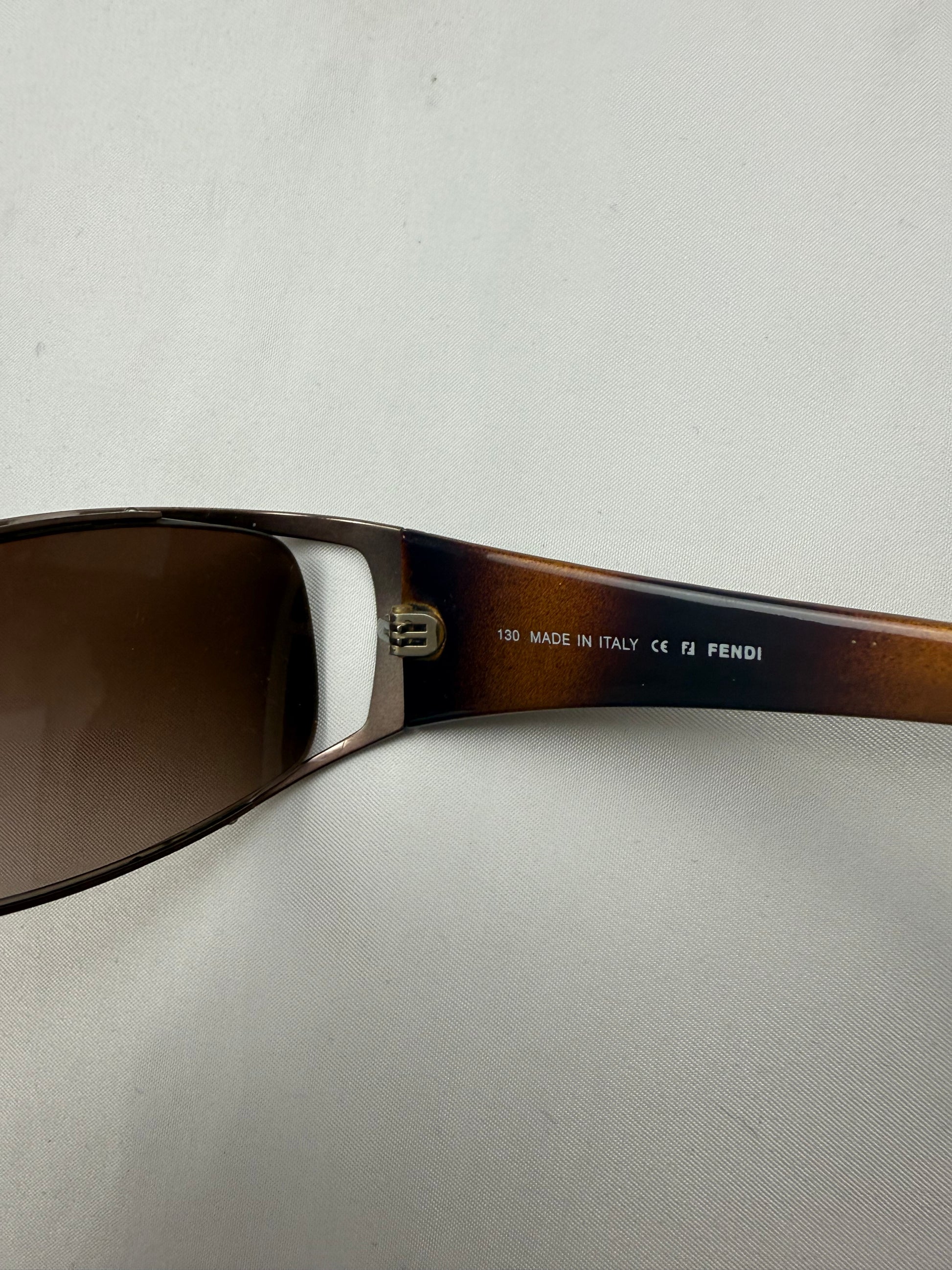 Brown logo 2000s sunglasses