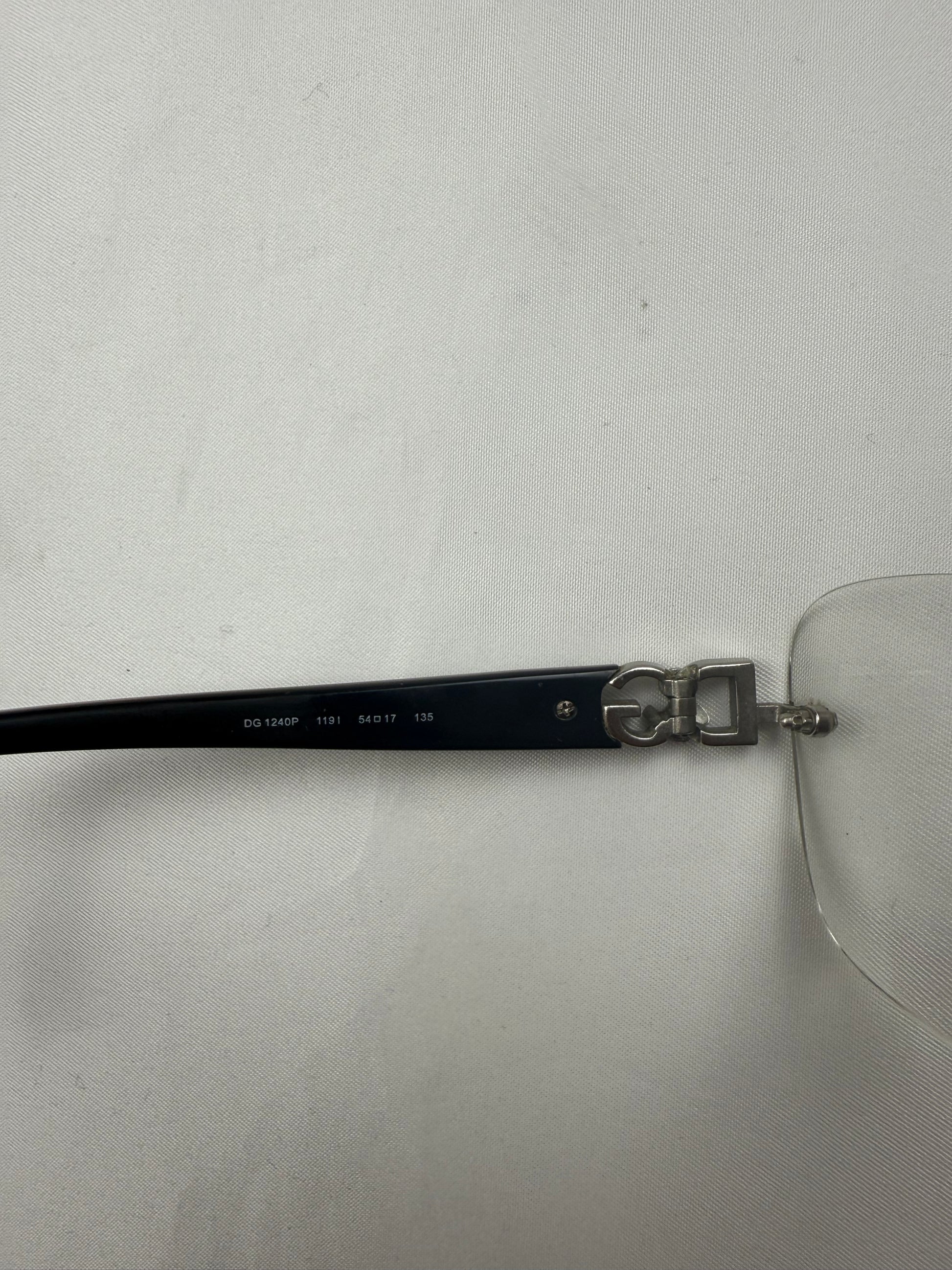 Black logo 2000s office glasses (with prescription)