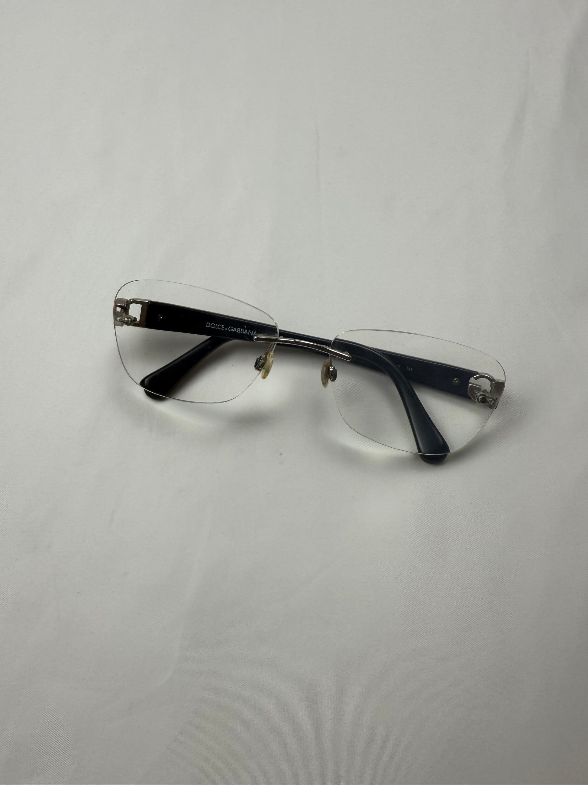 Black logo 2000s office glasses (with prescription)