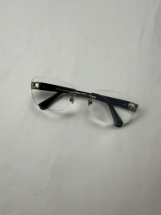 Black logo 2000s office glasses (with prescription)