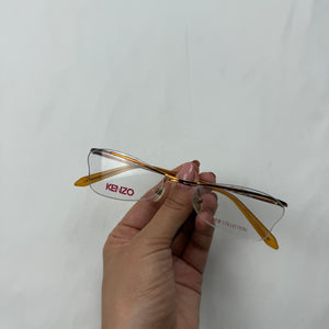 Gold logo 2000s office glasses (no prescription)