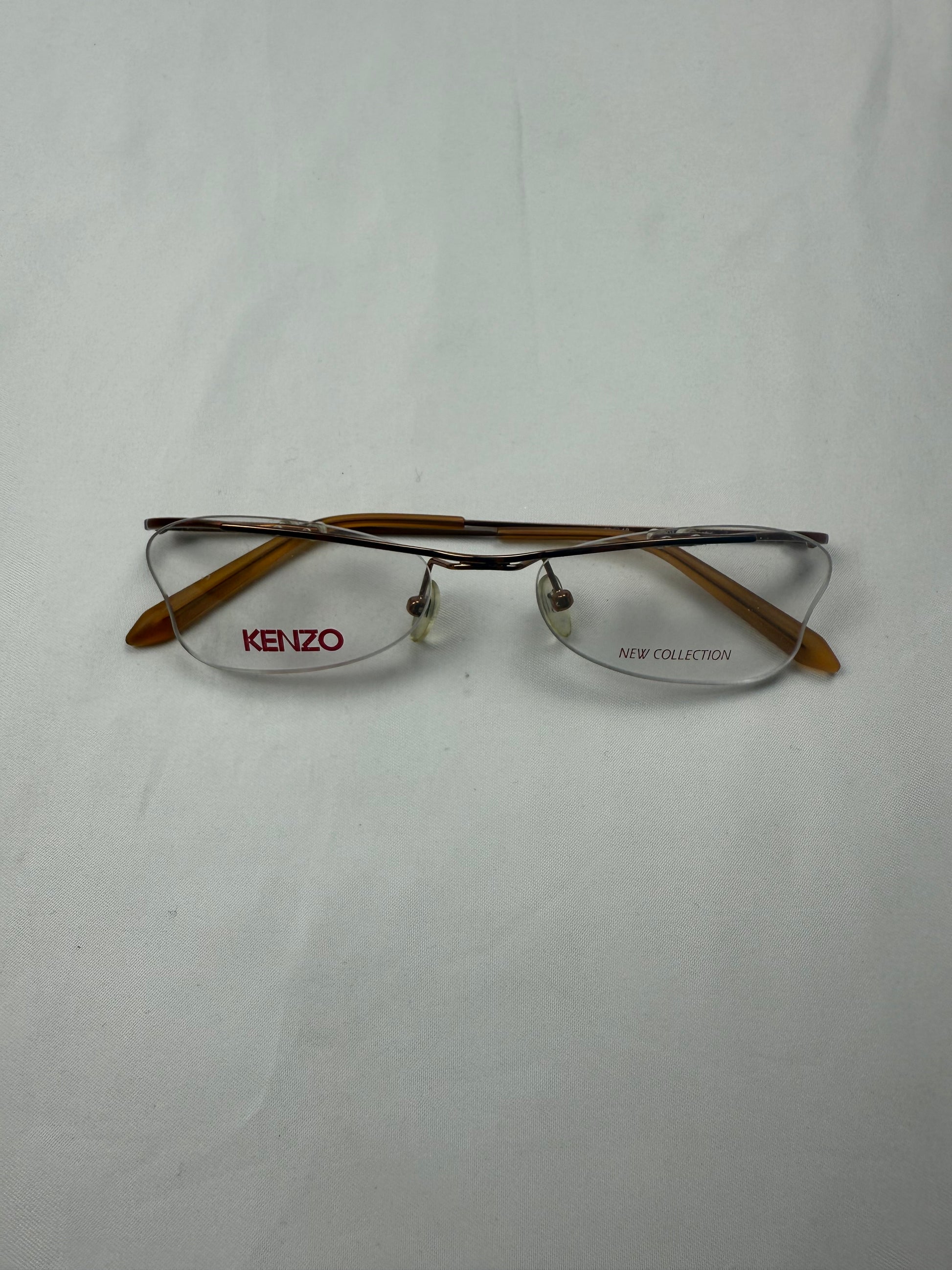 Gold logo 2000s office glasses (no prescription)