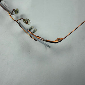 Gold logo 2000s office glasses (no prescription)