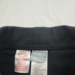 Black cotton low rise mini short (S)