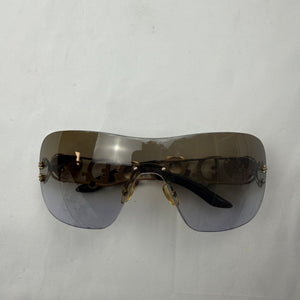 Black floral roses 2000s sunglasses