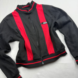 Black & red zip up sweatshirt jacket  (M/L)
