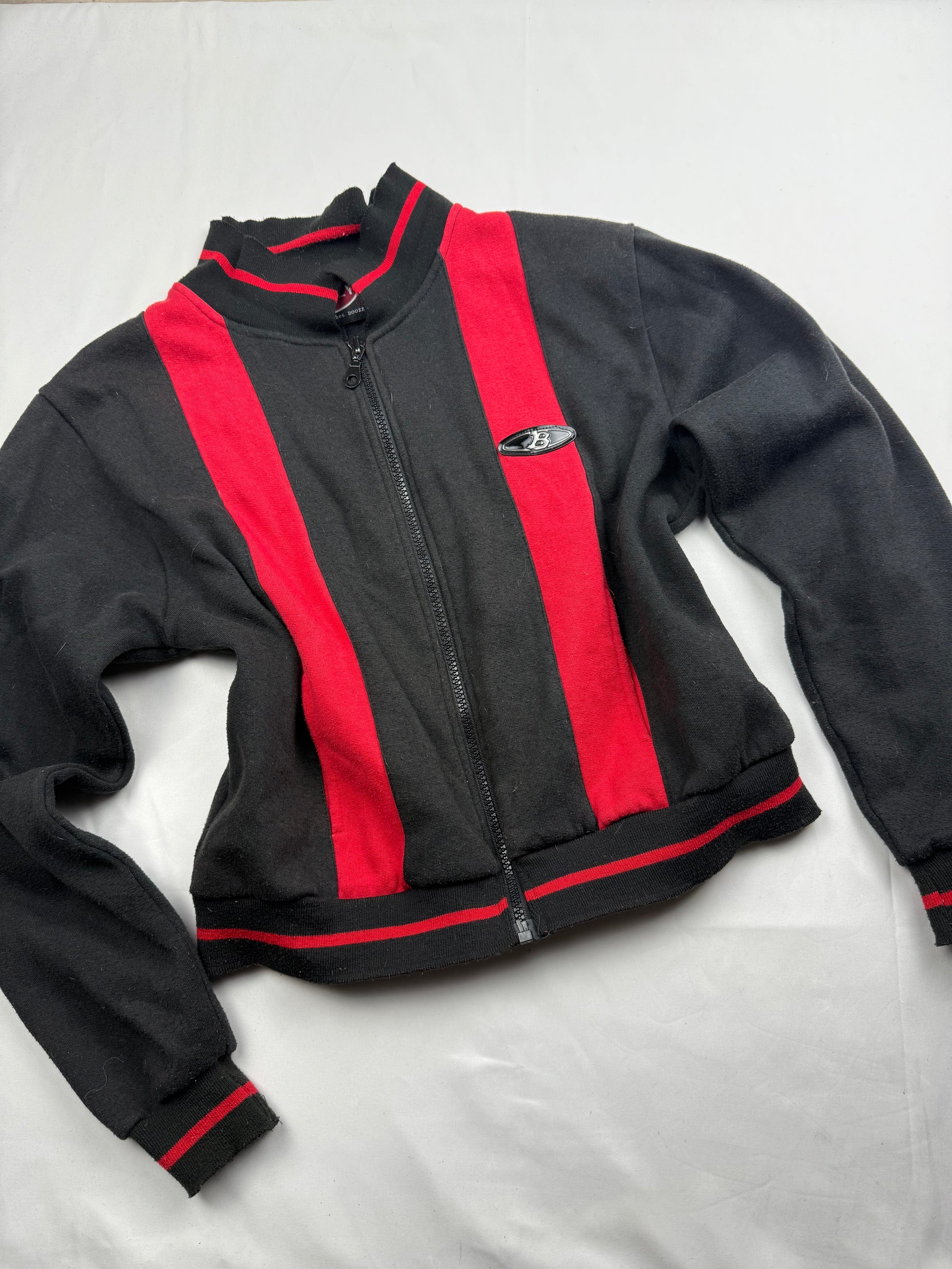 Black & red zip up sweatshirt jacket  (M/L)