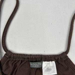 Brown cotton cami top (L)