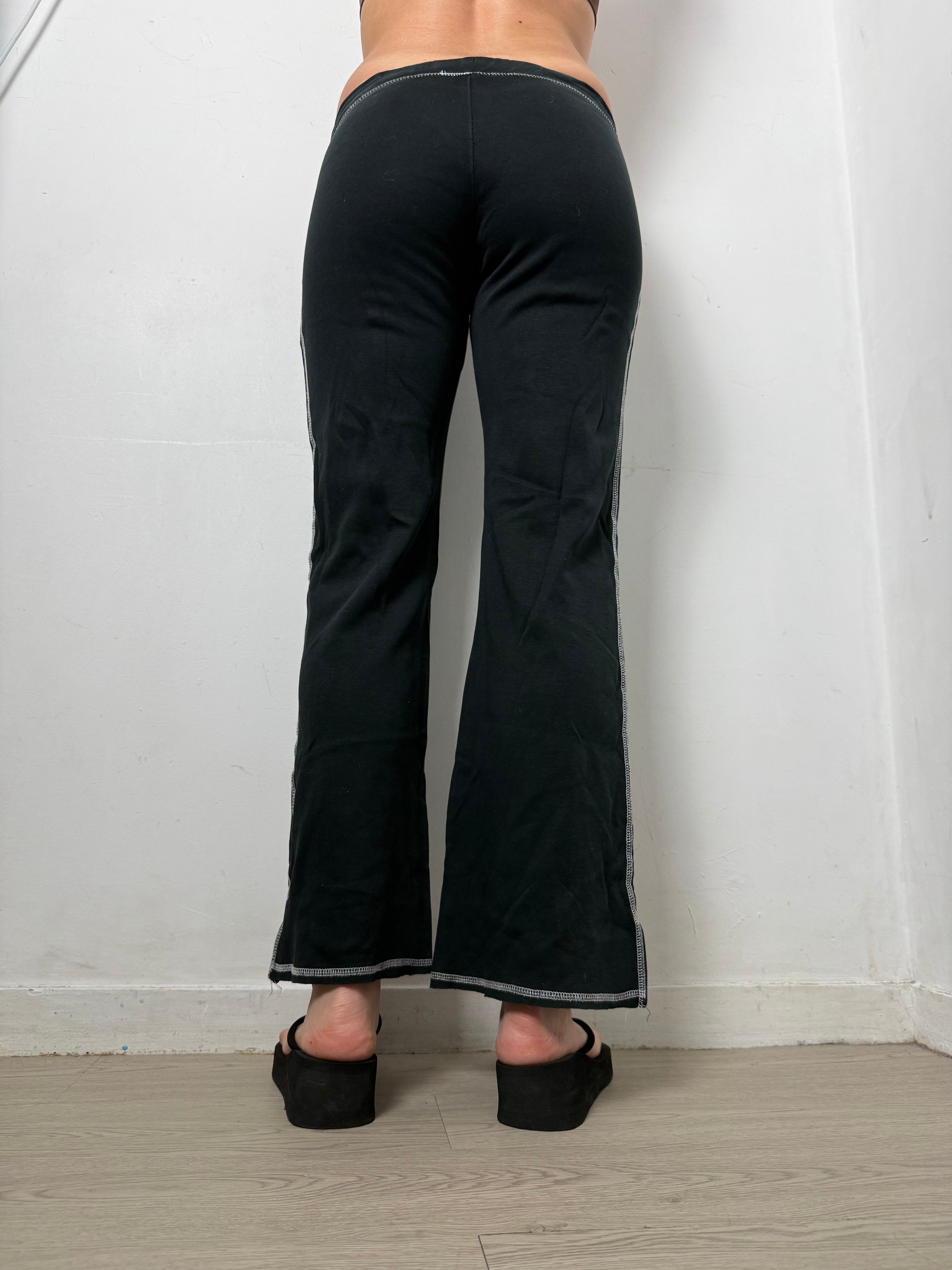 Black cotton joggers pants (XS)