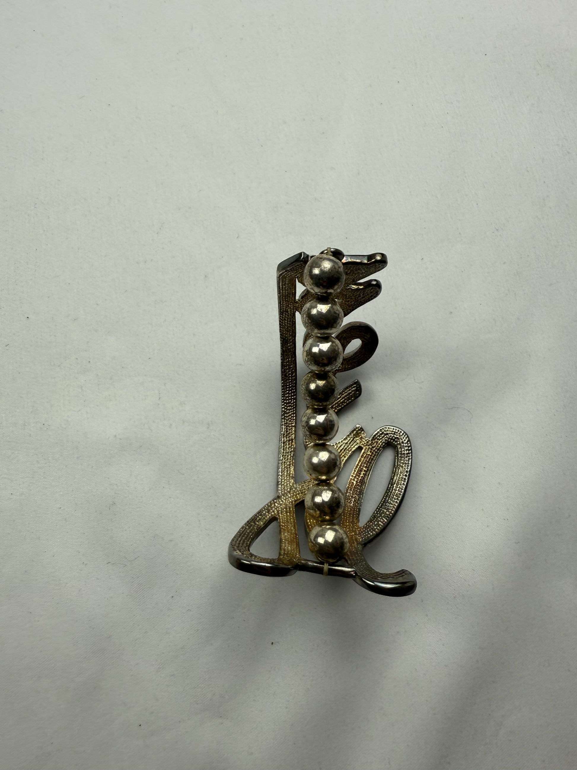 Black & gold stainless steel pearls bracelet