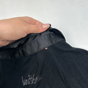 Black polo neck tee (S)