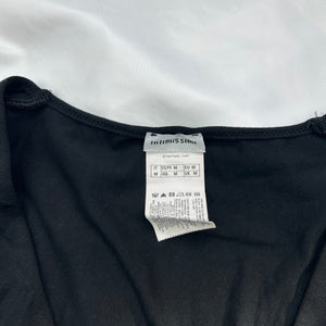 Black lingerie stretchy tank top (S/M)