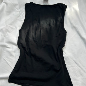 Black lingerie stretchy tank top (S/M)