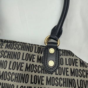 Black monogram uni shoulder bag (44x24cm)