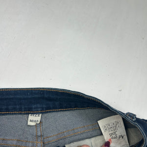 Navy denim low rise mini short (S/M)