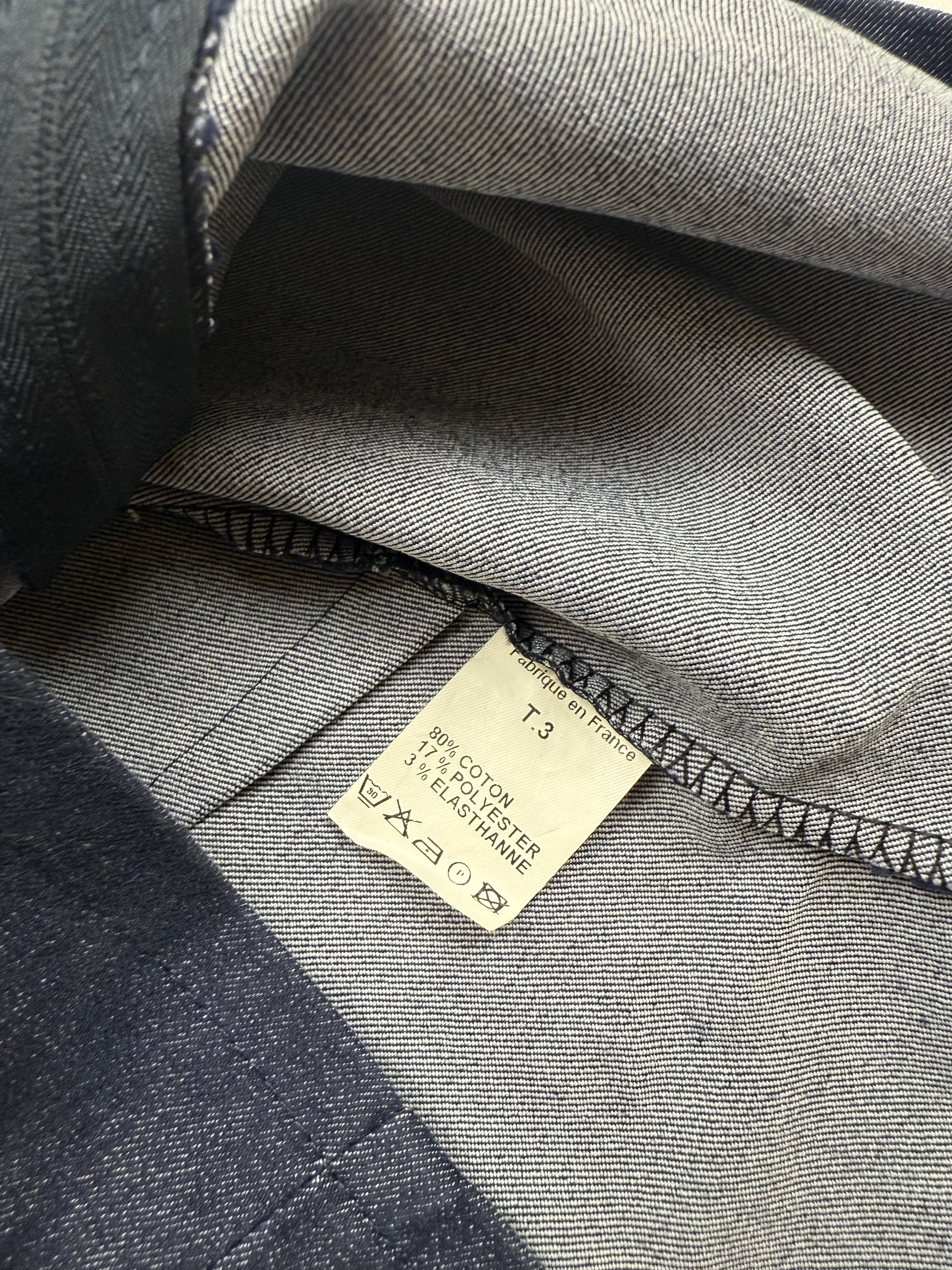 Navy denim cami top (M/L)