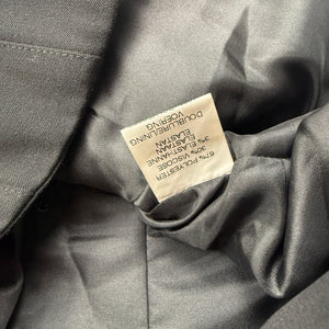 Black zip up office blazer jacket (M)