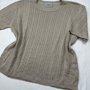 Beige knitted tee (5XL)