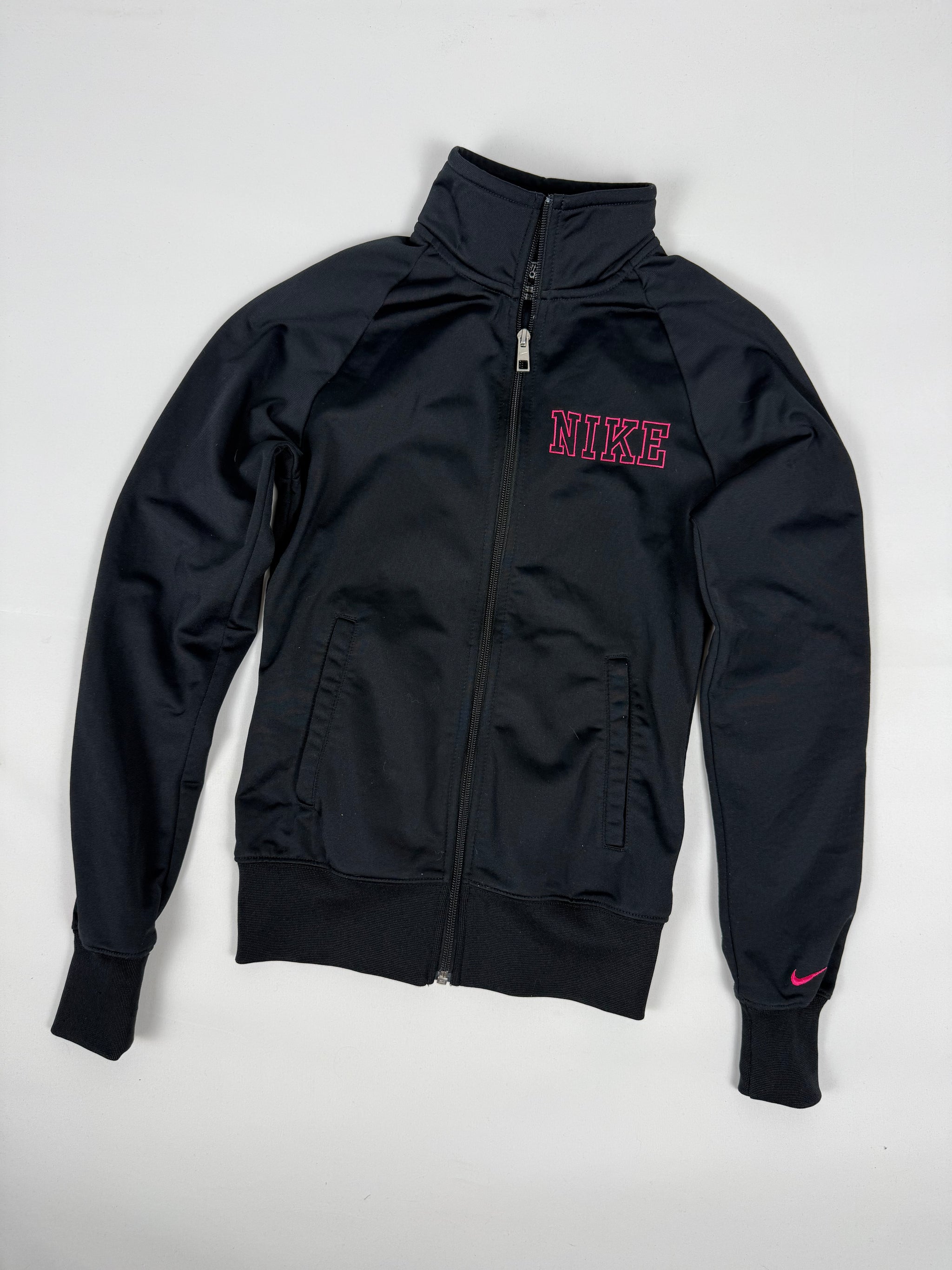 Black activewear zip up jacket (XS)