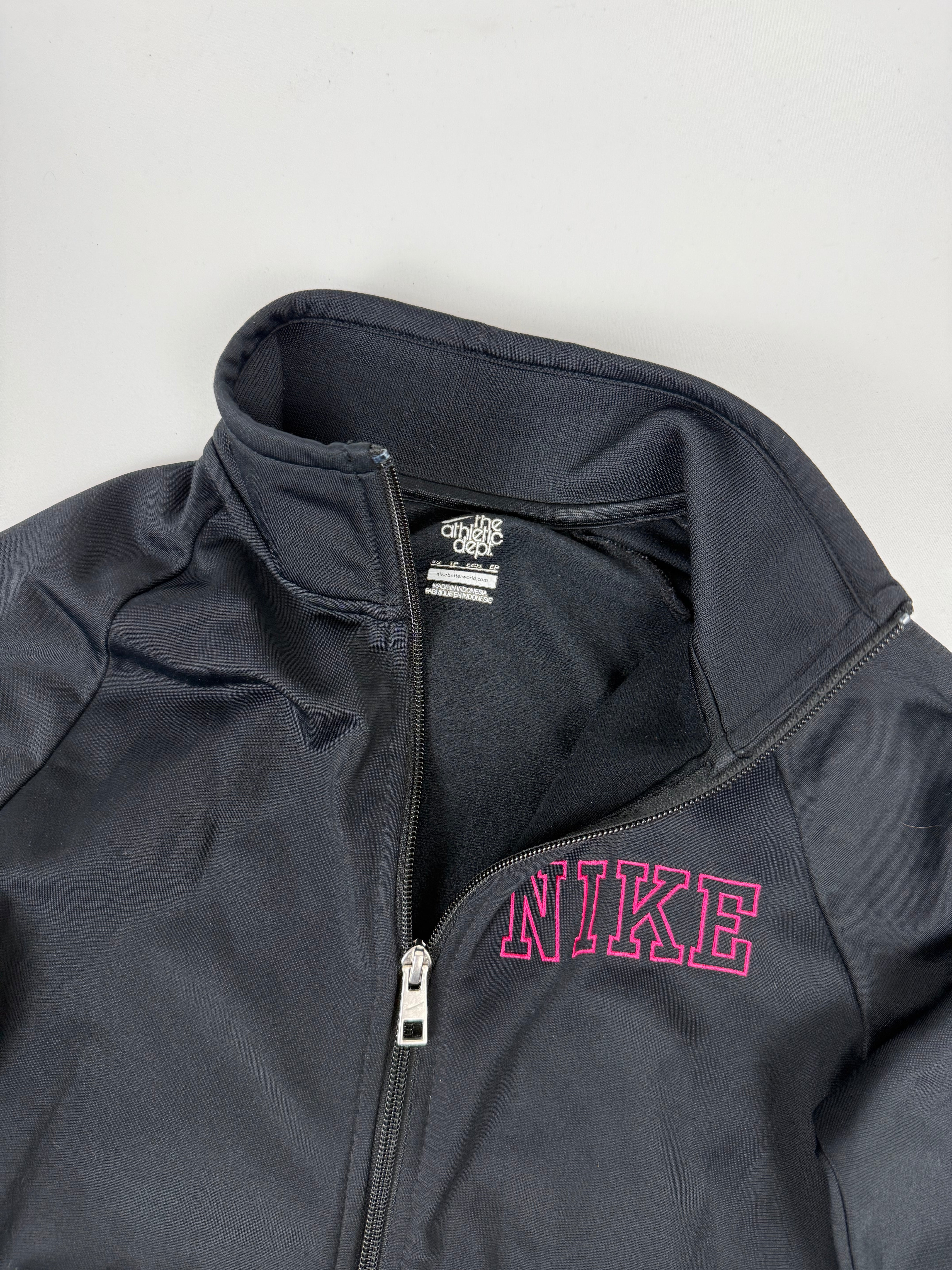 Black activewear zip up jacket (XS)