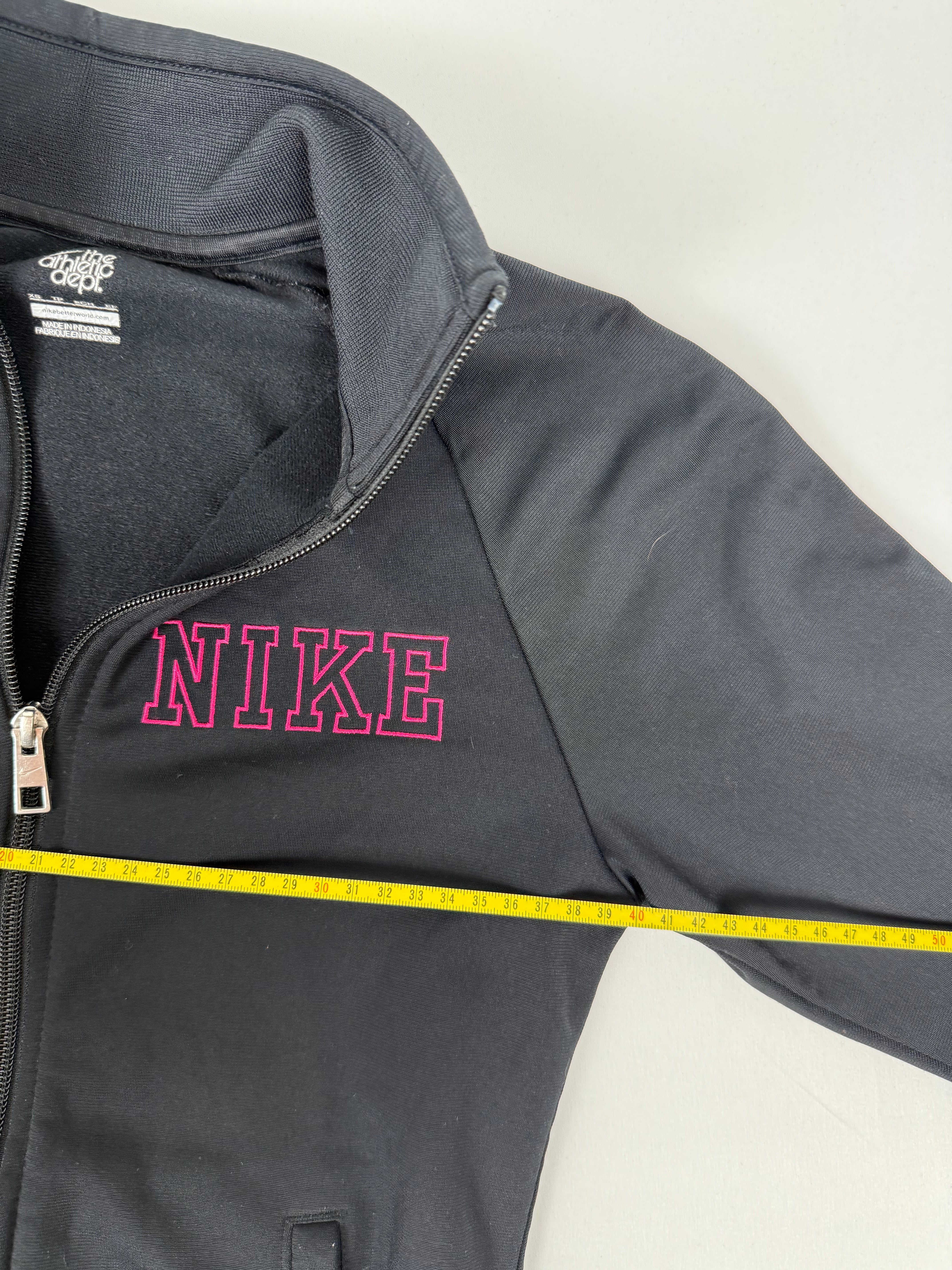 Black activewear zip up jacket (XS)