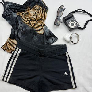 Grey tiger print cami top (L)