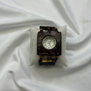 Vintage wood bracelet jewelry watch