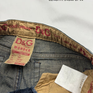 Blue denim low rise skinny pants (XS)