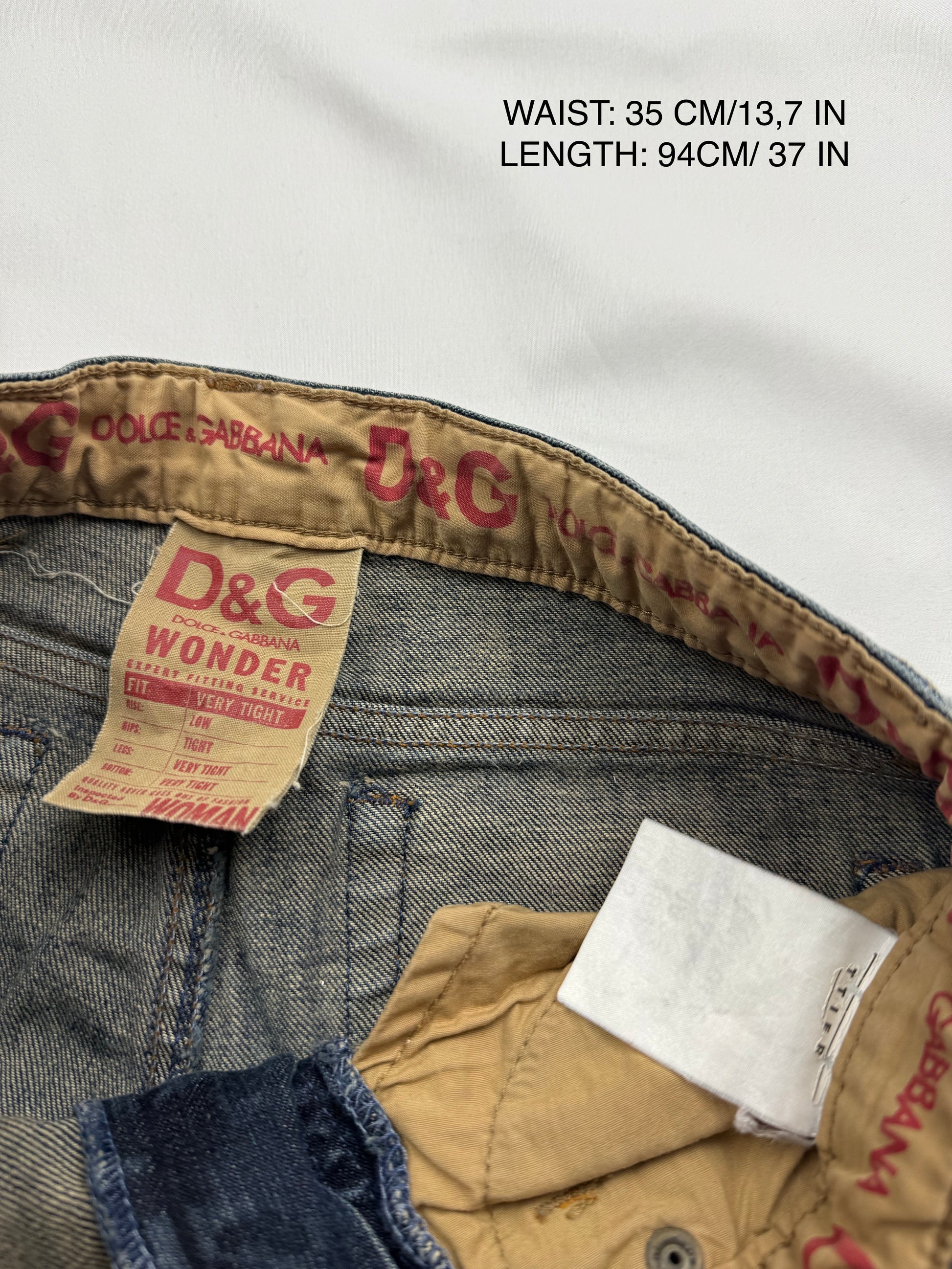 Blue denim low rise skinny pants (XS)