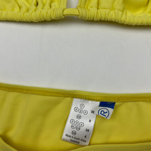 Yellow low waist bikini set (S)