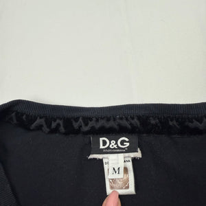 Black logo long sleeves top (S/M)